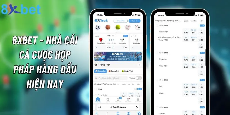 8xbet - trang cá cược hợp pháp ở Việt Nam uy tín nhất