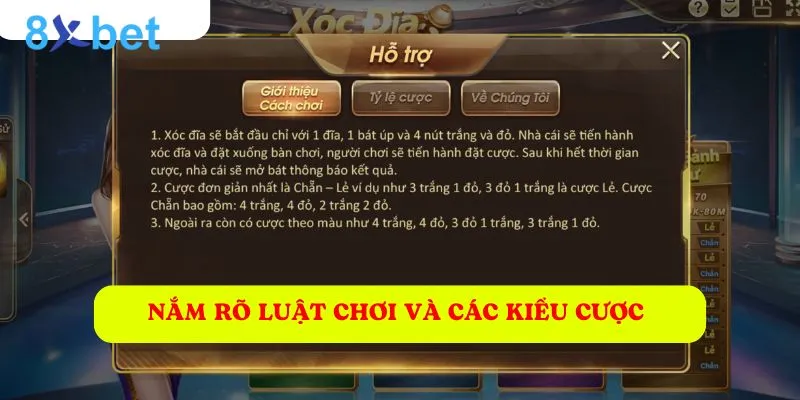 Để chơi hiệu quả, bạn cần hiểu rõ về các loại cược