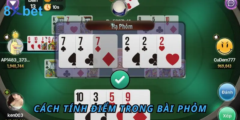 Cách tính điểm trong Phỏm