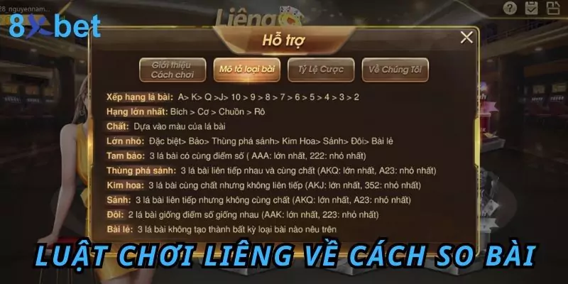 Luật chơi liêng về cách so bài đúng chuẩn